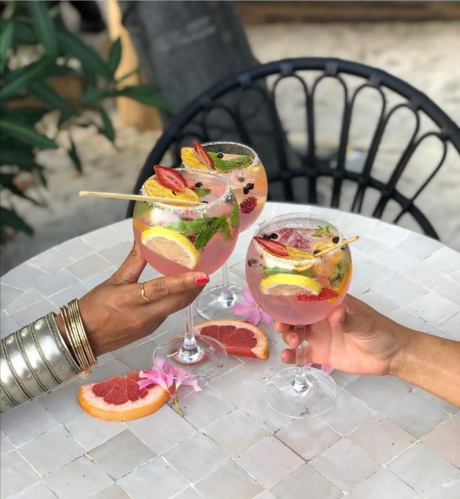 Cocktails of Villa Djunah's Bar