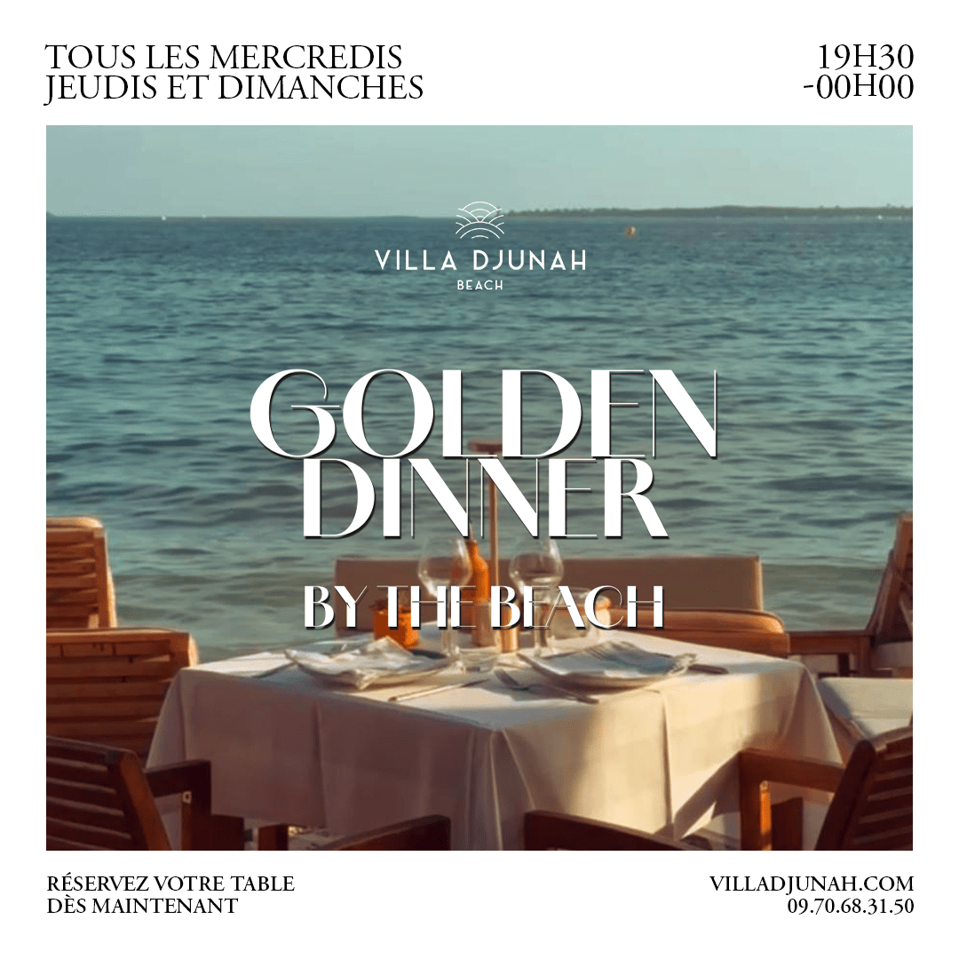 DINNER BY THE BEACH – BEACH CLUB – every Wednesday, Thursday & Sunday ...