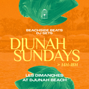 djunah sundays, dj, beach club, lunch & party