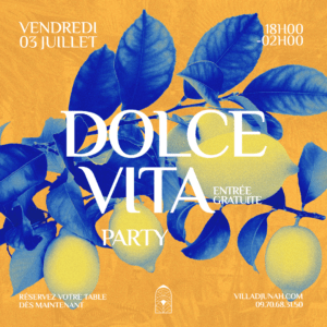 dolce vita party, italian al fresco party