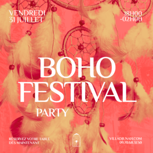 Boho festival, coachella, bohemian immersive evening